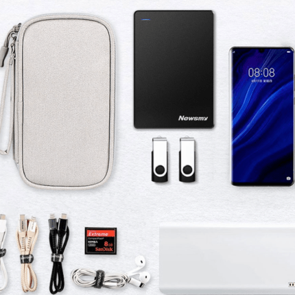 Podróżny organizer na kable i elektronikę